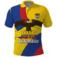 Personalised Colombia Independence Day Polo Shirt 1810 Libertad y Orden