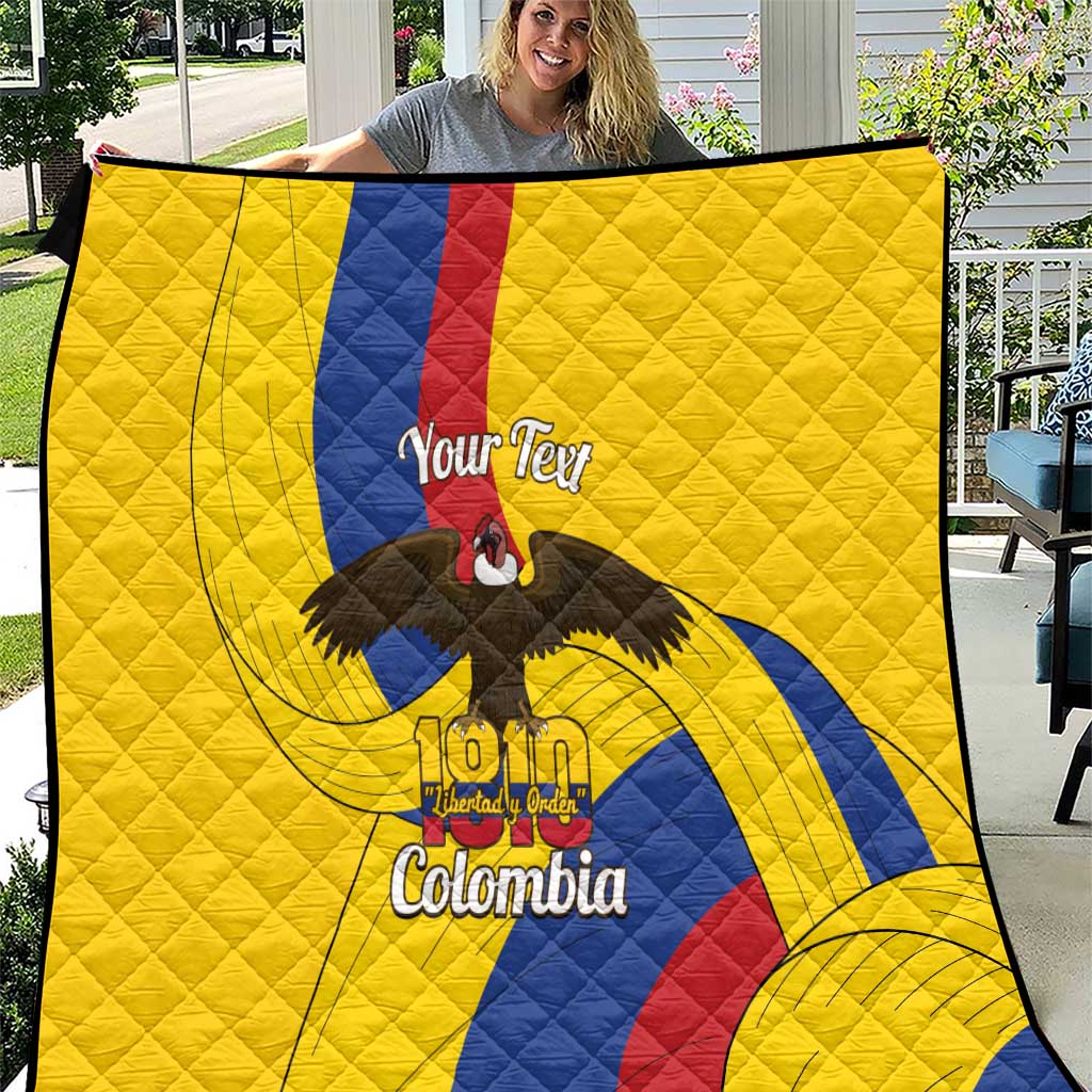 Personalised Colombia Independence Day Quilt 1810 Libertad y Orden
