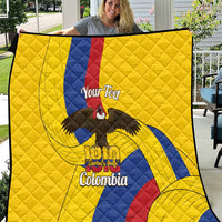Personalised Colombia Independence Day Quilt 1810 Libertad y Orden