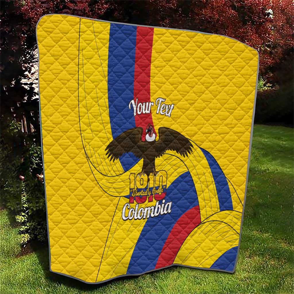 Personalised Colombia Independence Day Quilt 1810 Libertad y Orden