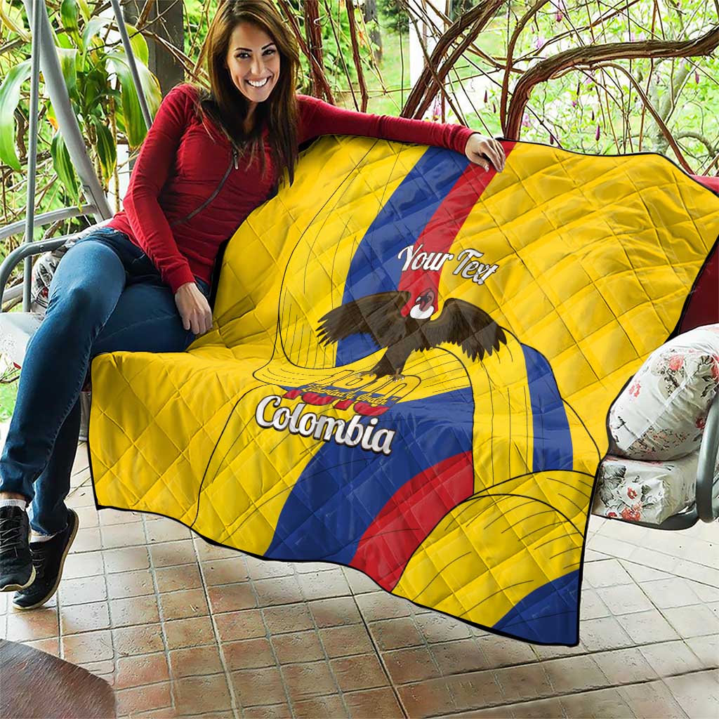 Personalised Colombia Independence Day Quilt 1810 Libertad y Orden