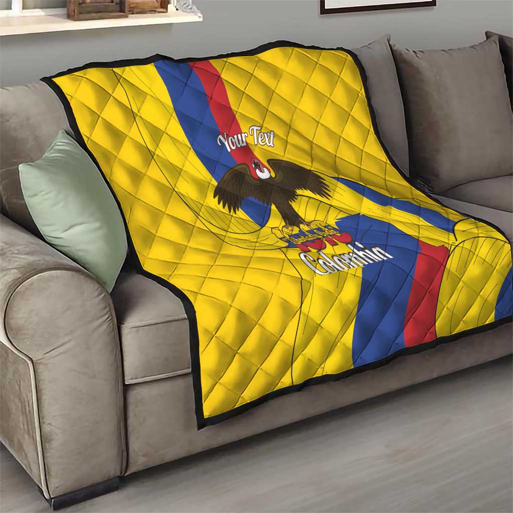 Personalised Colombia Independence Day Quilt 1810 Libertad y Orden