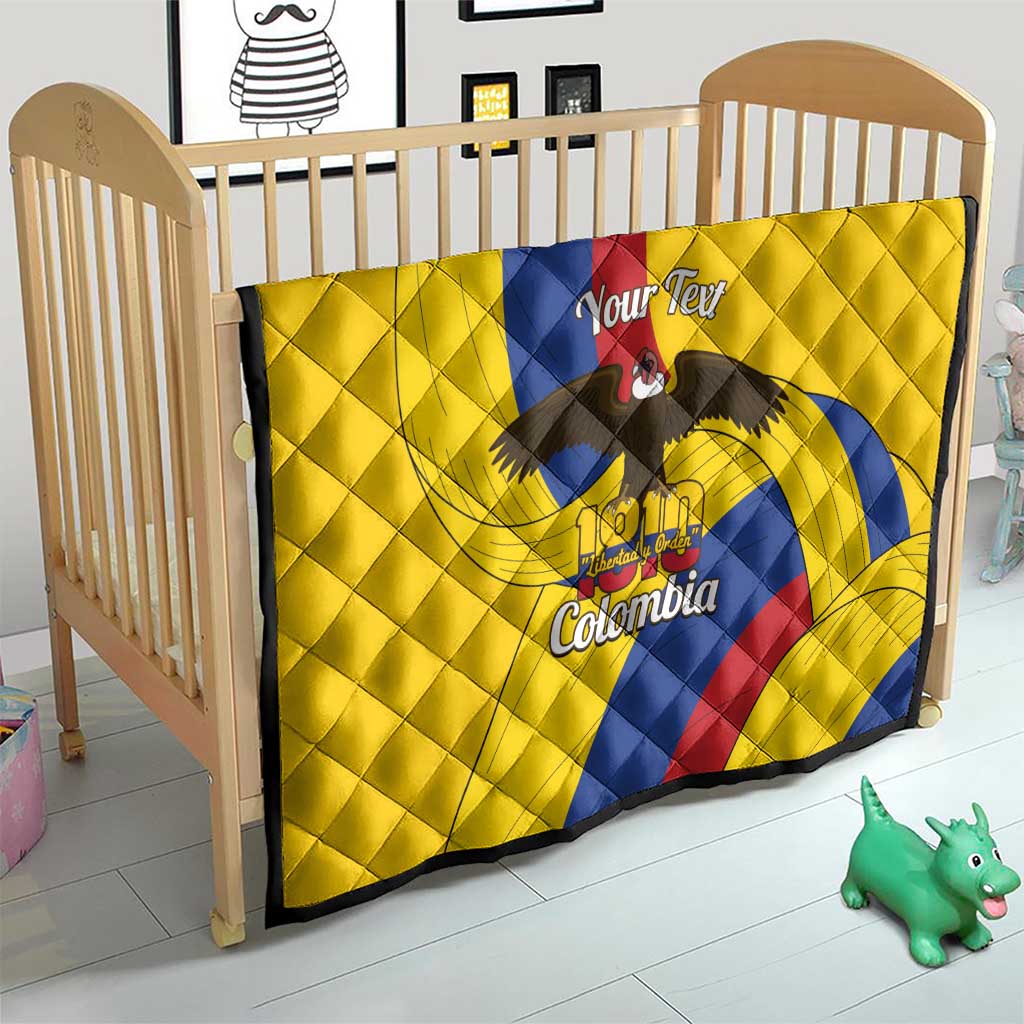 Personalised Colombia Independence Day Quilt 1810 Libertad y Orden
