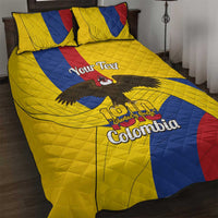Personalised Colombia Independence Day Quilt Bed Set 1810 Libertad y Orden