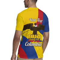 Personalised Colombia Independence Day Rugby Jersey 1810 Libertad y Orden