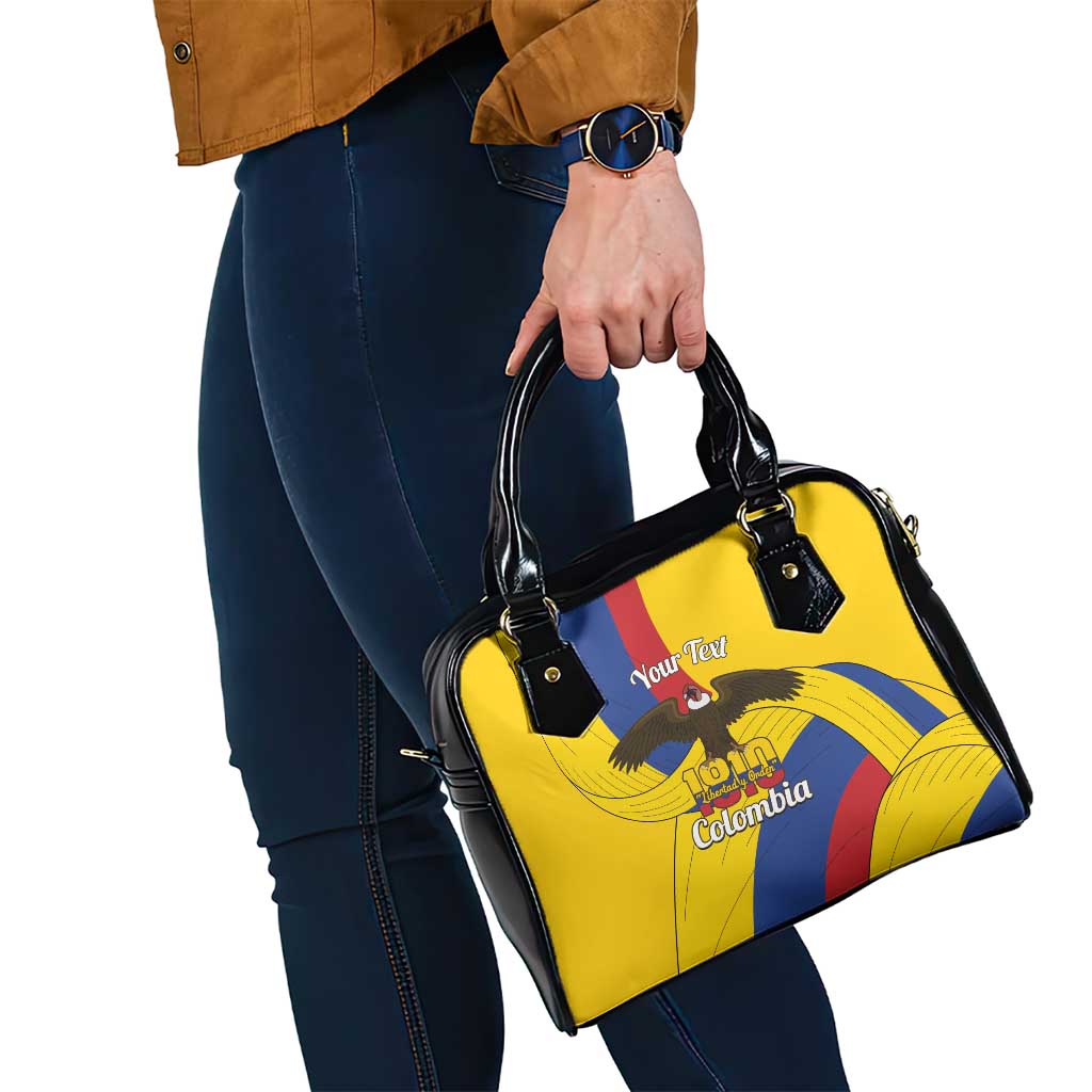 Personalised Colombia Independence Day Shoulder Handbag 1810 Libertad y Orden