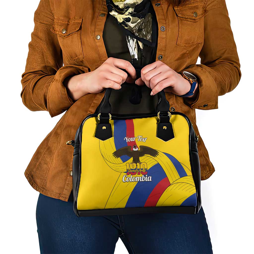 Personalised Colombia Independence Day Shoulder Handbag 1810 Libertad y Orden