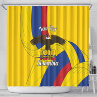 Personalised Colombia Independence Day Shower Curtain 1810 Libertad y Orden