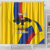 Personalised Colombia Independence Day Shower Curtain 1810 Libertad y Orden
