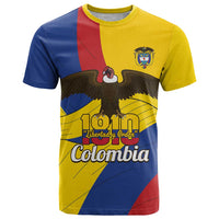 Personalised Colombia Independence Day T Shirt 1810 Libertad y Orden