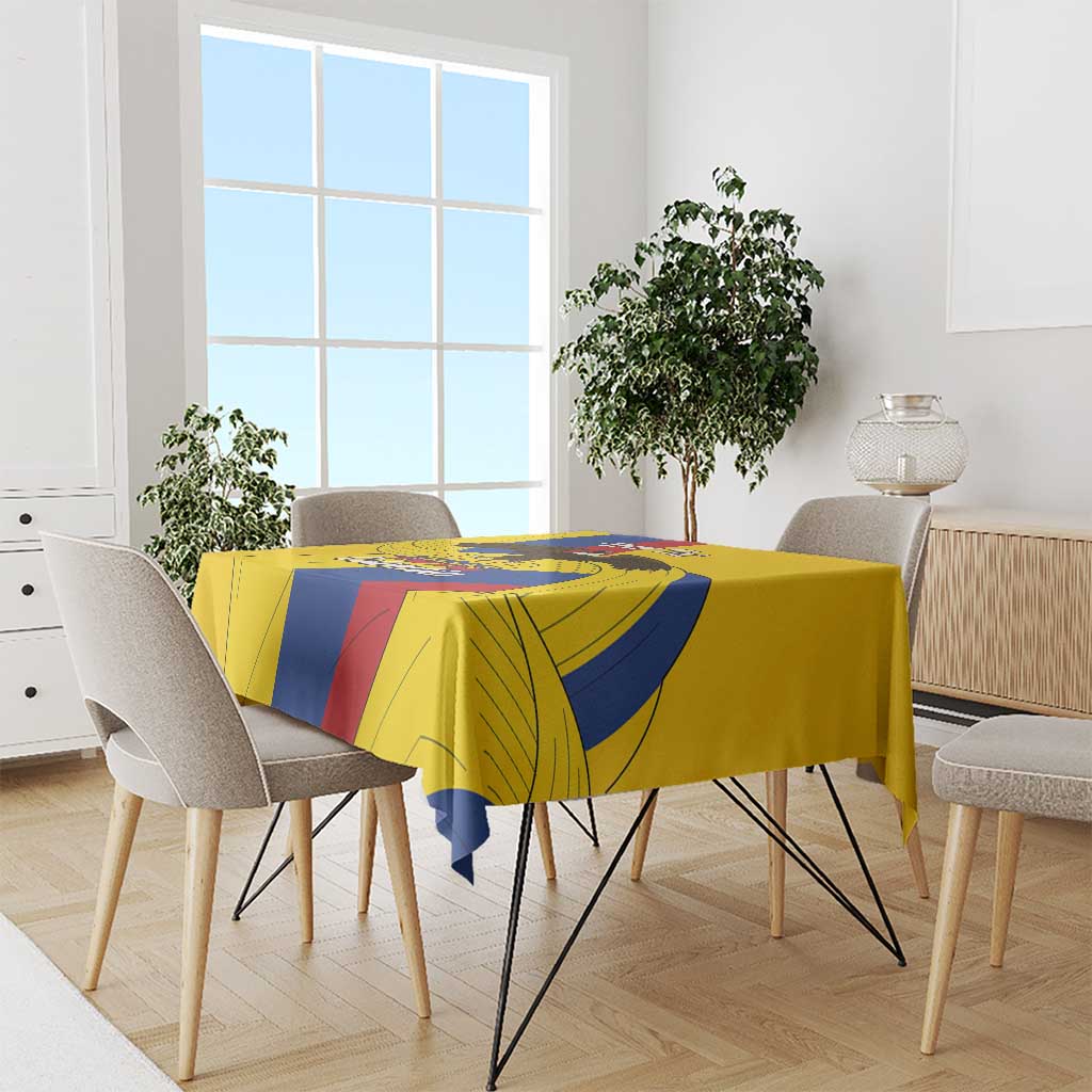 Personalised Colombia Independence Day Tablecloth 1810 Libertad y Orden