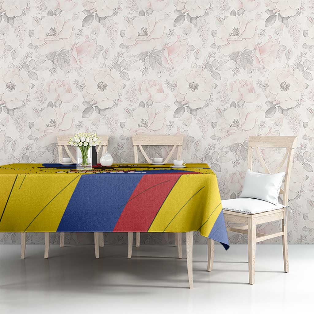Personalised Colombia Independence Day Tablecloth 1810 Libertad y Orden