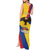 Personalised Colombia Independence Day Tank Maxi Dress 1810 Libertad y Orden