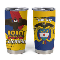 Personalised Colombia Independence Day Tumbler Cup 1810 Libertad y Orden
