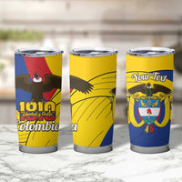 Personalised Colombia Independence Day Tumbler Cup 1810 Libertad y Orden