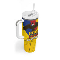 Personalised Colombia Independence Day Tumbler With Handle 1810 Libertad y Orden