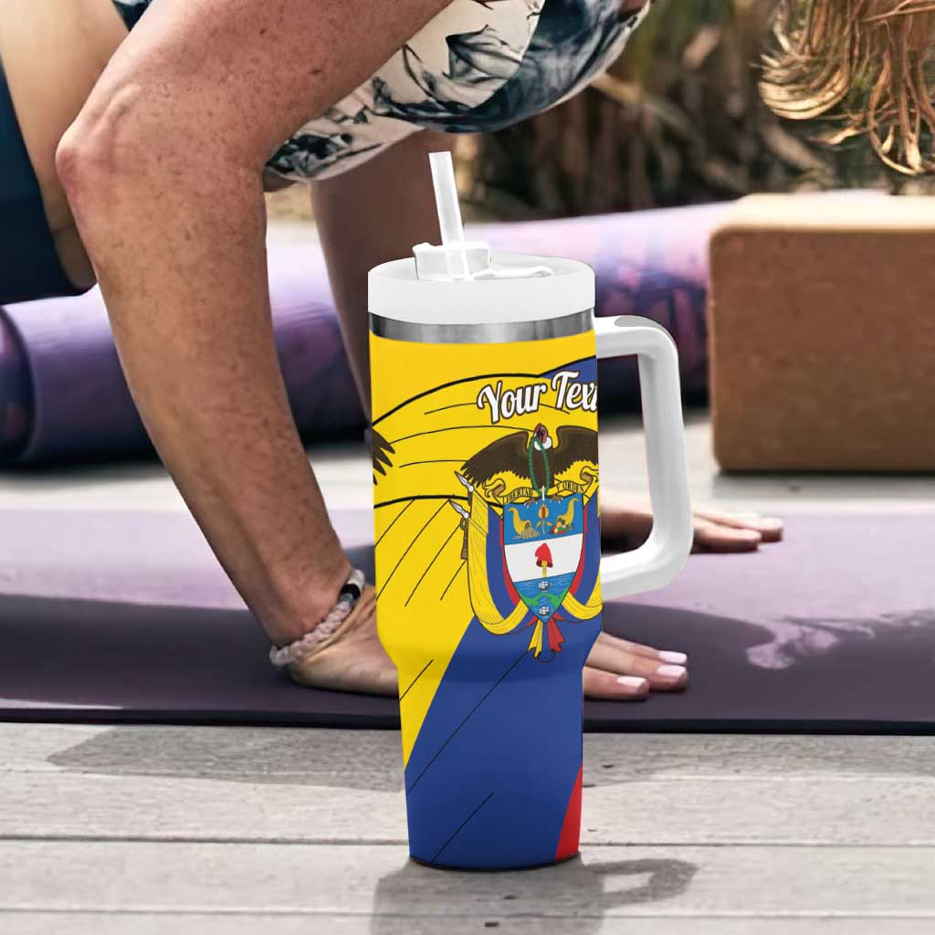Personalised Colombia Independence Day Tumbler With Handle 1810 Libertad y Orden