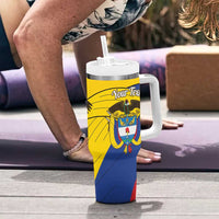 Personalised Colombia Independence Day Tumbler With Handle 1810 Libertad y Orden