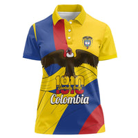 Personalised Colombia Independence Day Women Polo Shirt 1810 Libertad y Orden