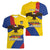 Personalised Colombia Independence Day Women V-Neck T-Shirt 1810 Libertad y Orden