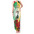 Custom South Africa And Wales Rugby Family Matching Tank Maxi Dress and Hawaiian Shirt Springboks Welsh Mascots Dynamic Version - Wonder Print Shop