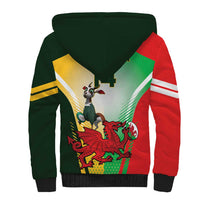 Custom South Africa And Wales Rugby Sherpa Hoodie Springboks Welsh Mascots Dynamic Version - Wonder Print Shop