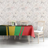 Custom South Africa And Wales Rugby Tablecloth Springboks Welsh Mascots Dynamic Version - Wonder Print Shop