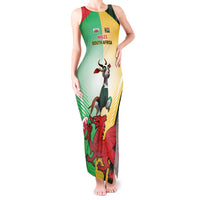Custom South Africa And Wales Rugby Tank Maxi Dress Springboks Welsh Mascots Dynamic Version - Wonder Print Shop