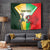 Custom South Africa And Wales Rugby Tapestry Springboks Welsh Mascots Dynamic Version - Wonder Print Shop