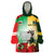 Custom South Africa And Wales Rugby Wearable Blanket Hoodie Springboks Welsh Mascots Dynamic Version - Wonder Print Shop