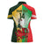 Custom South Africa And Wales Rugby Women Polo Shirt Springboks Welsh Mascots Dynamic Version - Wonder Print Shop