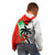 Custom Fiji And Wales Rugby Kid Hoodie Fijian Tapa Welsh Mascots Dynamic Version - Wonder Print Shop