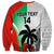 Custom Fiji And Wales Rugby Sweatshirt Fijian Tapa Welsh Mascots Dynamic Version - Wonder Print Shop