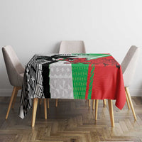 Custom Fiji And Wales Rugby Tablecloth Fijian Tapa Welsh Mascots Dynamic Version - Wonder Print Shop
