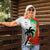Custom Fiji And Wales Rugby Women Polo Shirt Fijian Tapa Welsh Mascots Dynamic Version - Wonder Print Shop