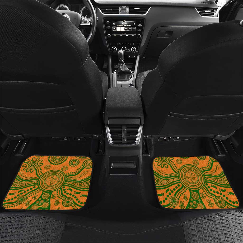 Custom Australia And Wales Rugby Car Mats Wallabies Welsh Mascots Dynamic Version - Wonder Print Shop