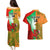 Custom Australia And Wales Rugby Couples Matching Puletasi and Hawaiian Shirt Wallabies Welsh Mascots Dynamic Version - Wonder Print Shop