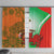 Custom Australia And Wales Rugby Window Curtain Wallabies Welsh Mascots Dynamic Version - Wonder Print Shop