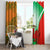 Custom Australia And Wales Rugby Window Curtain Wallabies Welsh Mascots Dynamic Version - Wonder Print Shop