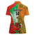 Custom Australia And Wales Rugby Women Polo Shirt Wallabies Welsh Mascots Dynamic Version - Wonder Print Shop