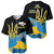 Ukraine Independence Day Baseball Jersey Slava Ukraini Ukrainian Trident With Sunflowers - Wonder Print Shop