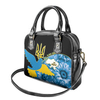 Ukraine Independence Day Shoulder Handbag Slava Ukraini Ukrainian Trident With Sunflowers