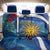 Uruguay Independence Day Back Car Seat Cover 25 De Agosto Coat Of Arms With Ceibo - Wonder Print Shop