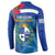 Uruguay Independence Day Button Sweatshirt 25 De Agosto Coat Of Arms With Ceibo - Wonder Print Shop