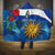 Uruguay Independence Day Hooded Blanket 25 De Agosto Coat Of Arms With Ceibo