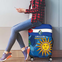 Uruguay Independence Day Luggage Cover 25 De Agosto Coat Of Arms With Ceibo - Wonder Print Shop