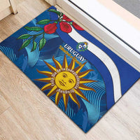 Uruguay Independence Day Rubber Doormat 25 De Agosto Coat Of Arms With Ceibo - Wonder Print Shop