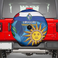 Uruguay Independence Day Spare Tire Cover 25 De Agosto Coat Of Arms With Ceibo - Wonder Print Shop