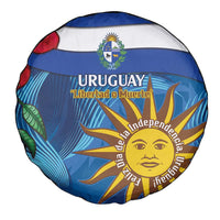 Uruguay Independence Day Spare Tire Cover 25 De Agosto Coat Of Arms With Ceibo - Wonder Print Shop
