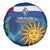 Uruguay Independence Day Spare Tire Cover 25 De Agosto Coat Of Arms With Ceibo - Wonder Print Shop